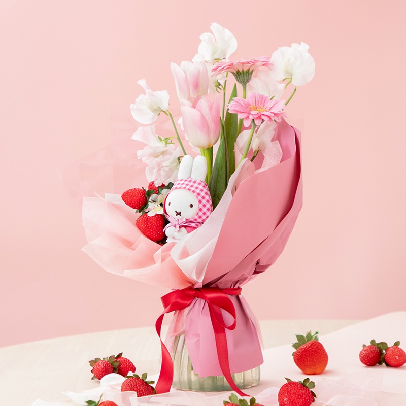 直送商品A】スタンディングブーケ 春咲チューリップ | 生花