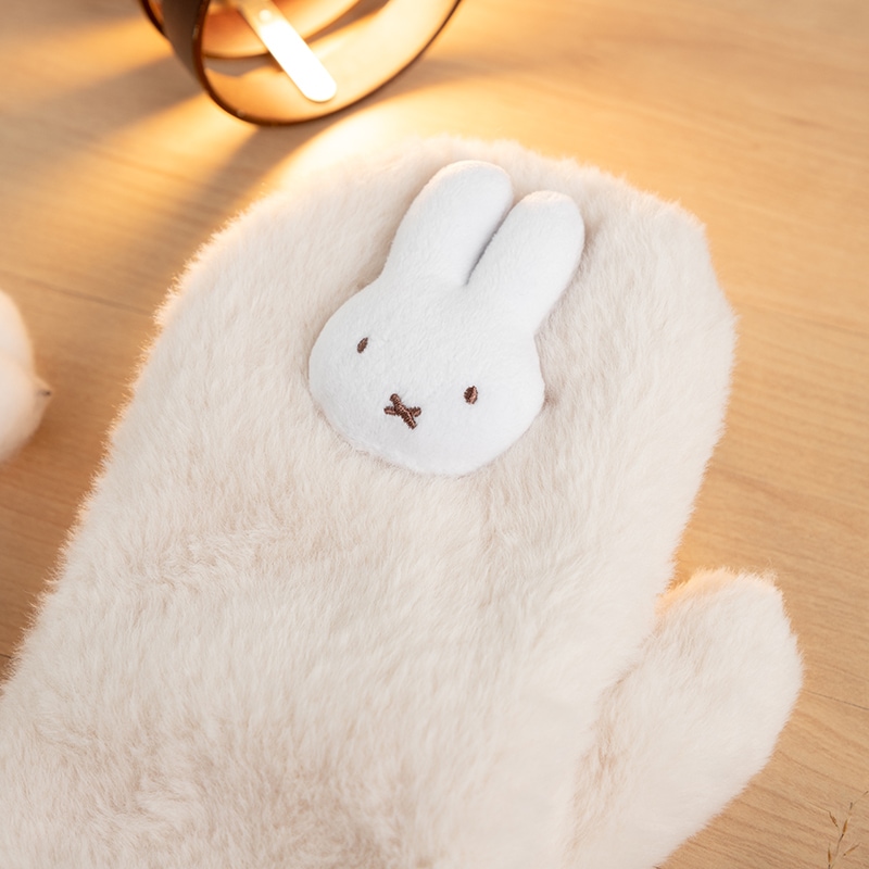 マスコット付き指だしミトン ベージュ | グッズ商品,アパレル