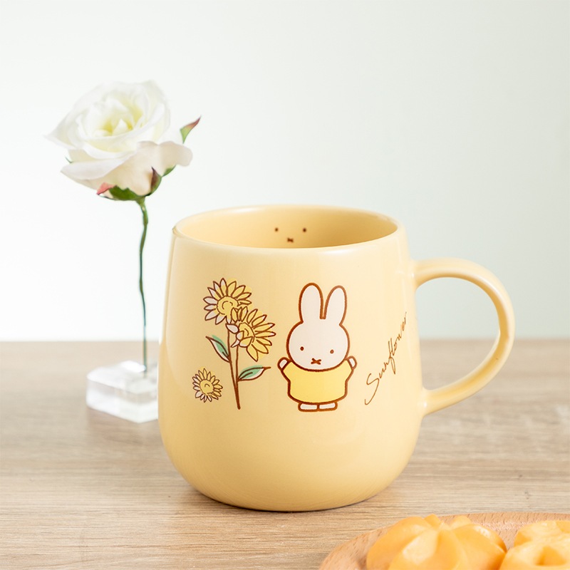 Flower Miffy バースデーフラワーマグカップ ひまわり アートフラワーセット