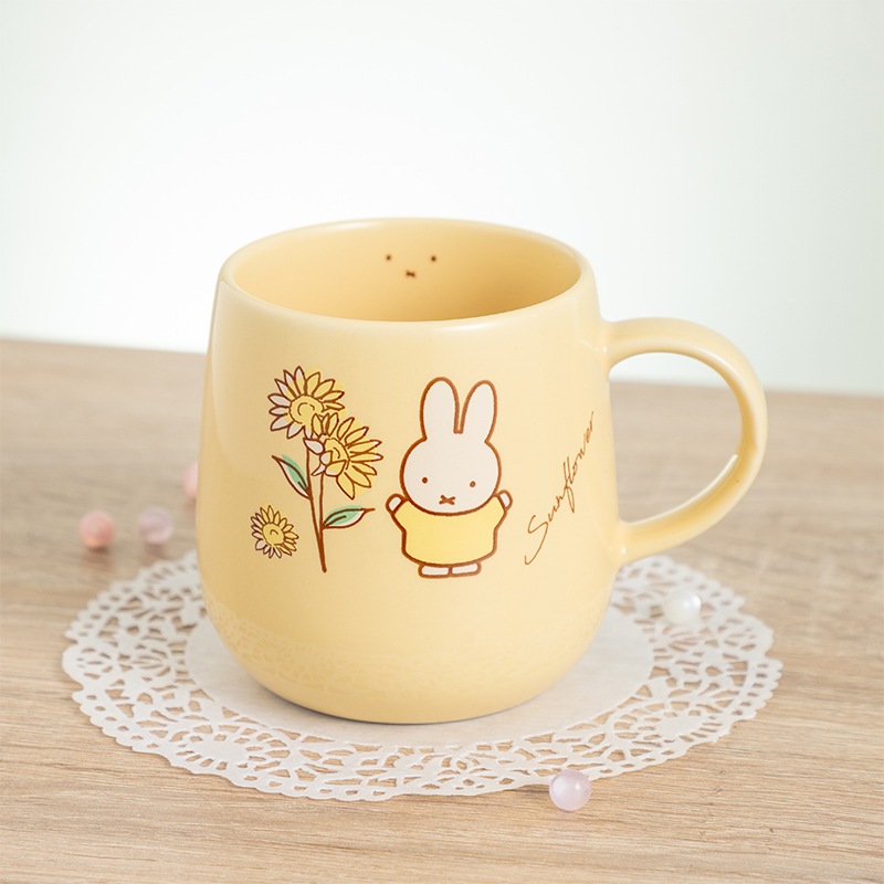 Flower Miffy バースデーフラワーマグカップ ひまわり アートフラワーセット