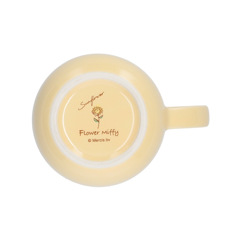 Flower Miffy バースデーフラワーマグカップ ひまわり アートフラワーセット