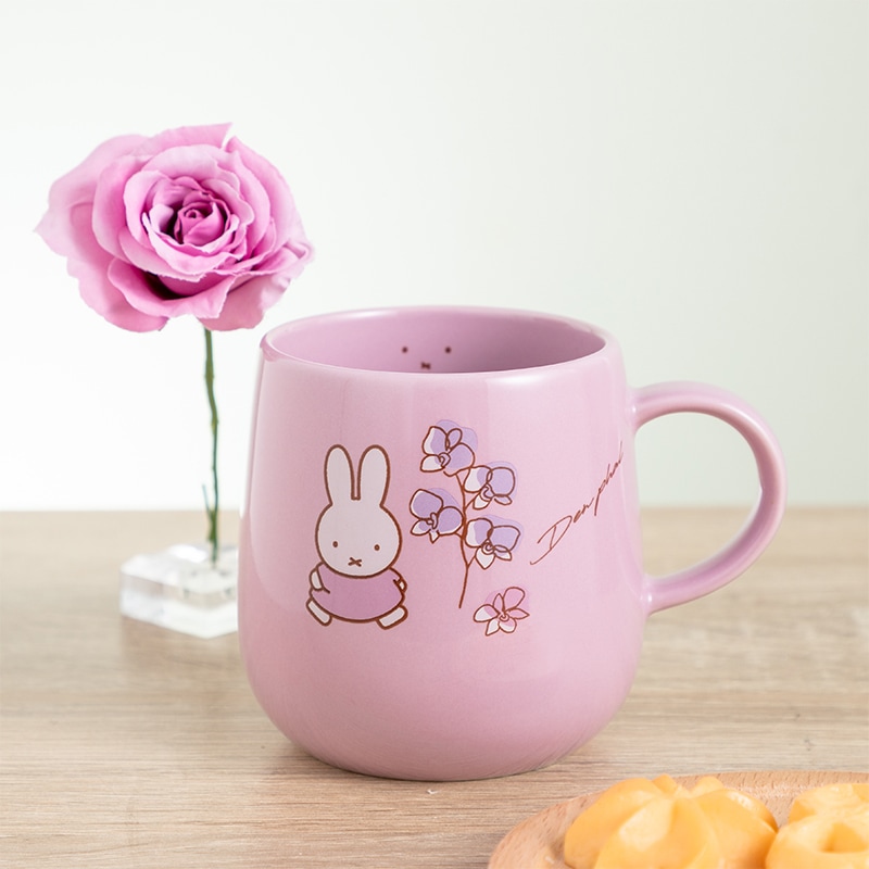 Flower Miffy バースデーフラワーマグカップ デンファレ アートフラワーセット