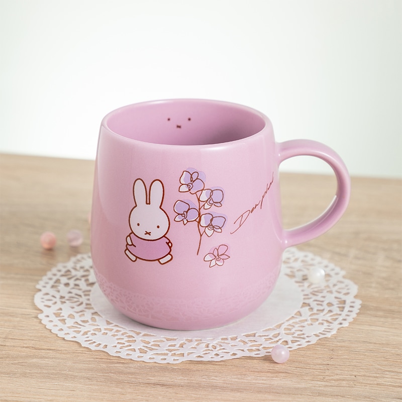 Flower Miffy バースデーフラワーマグカップ デンファレ アートフラワーセット