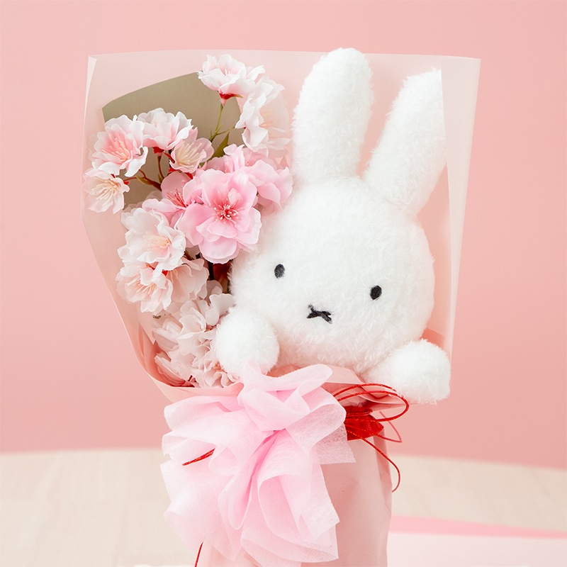 Flower Miffy ほわほわぬいぐるみブーケ さくら | すべての商品