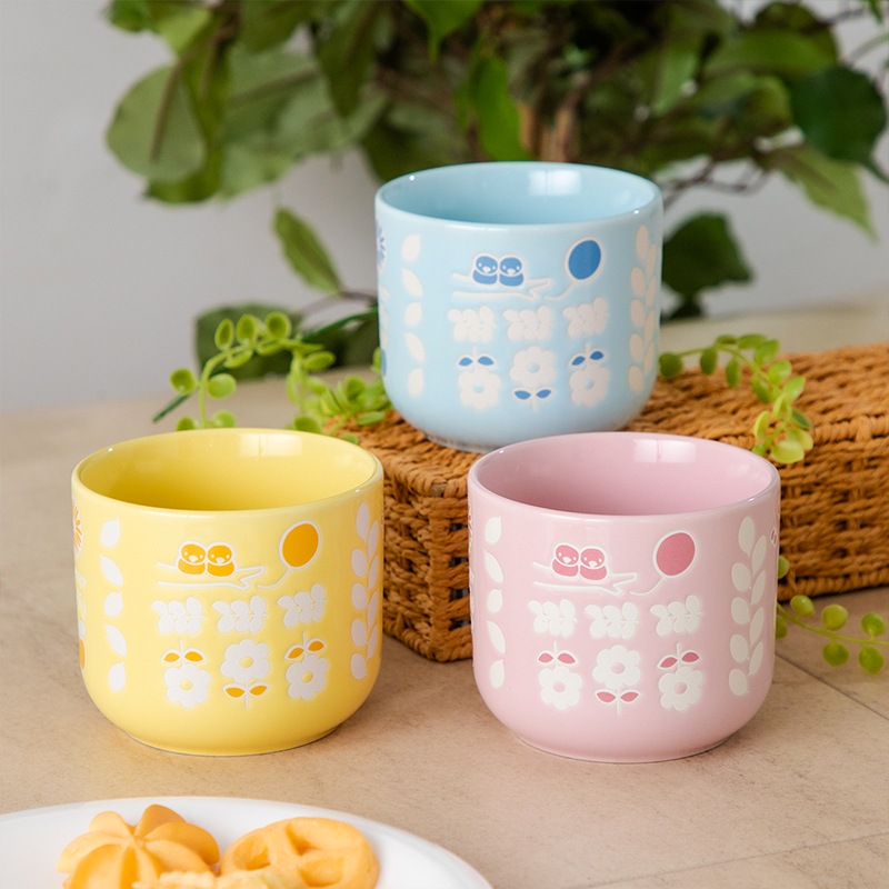 Flower Miffy エンボスマグカップ ブルー アートフラワーセット