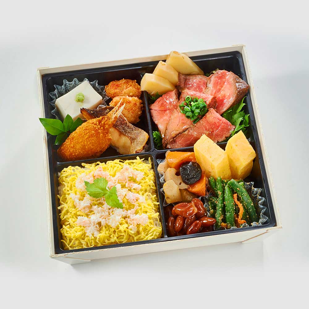 和牛ローストビーフとかに飯弁当