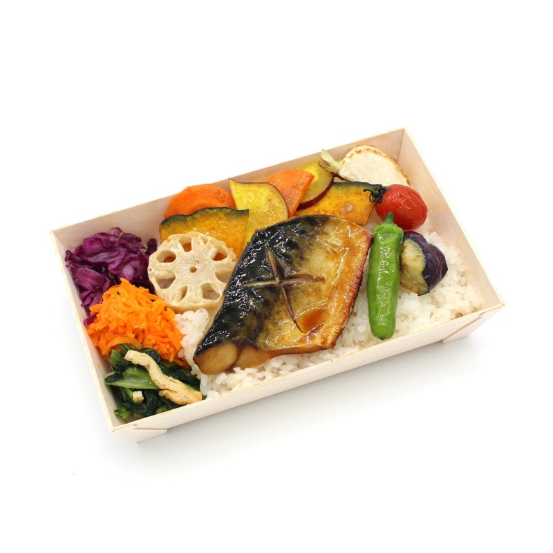 鯖の蒲焼きと季節野菜のお弁当