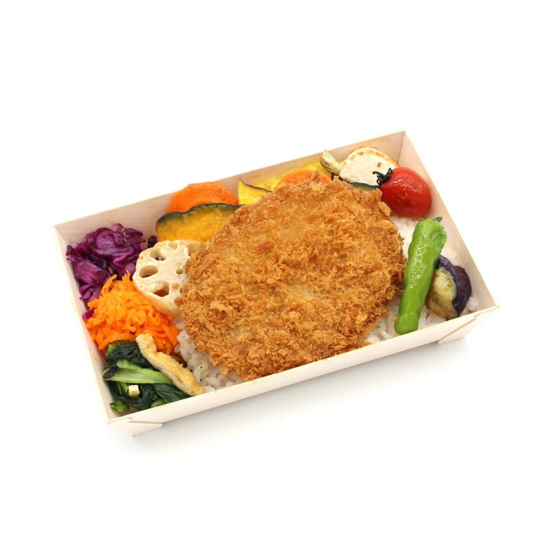 トンカツと季節野菜のお弁当