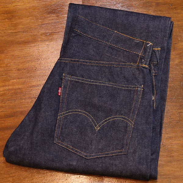 1950s LEVIS 501ZXX LEATHER , NO WSH , Size W30 L30