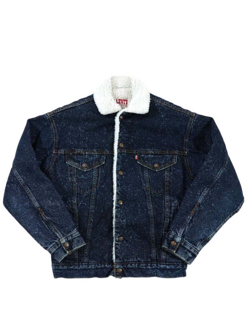 80's Levi's 3rd型 ギャラクティックウォッシュ デニムボアジャケット