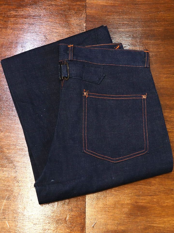 1940s DEAD STOCK , BUCKLE BACK DENIM , Size W31 , L 29