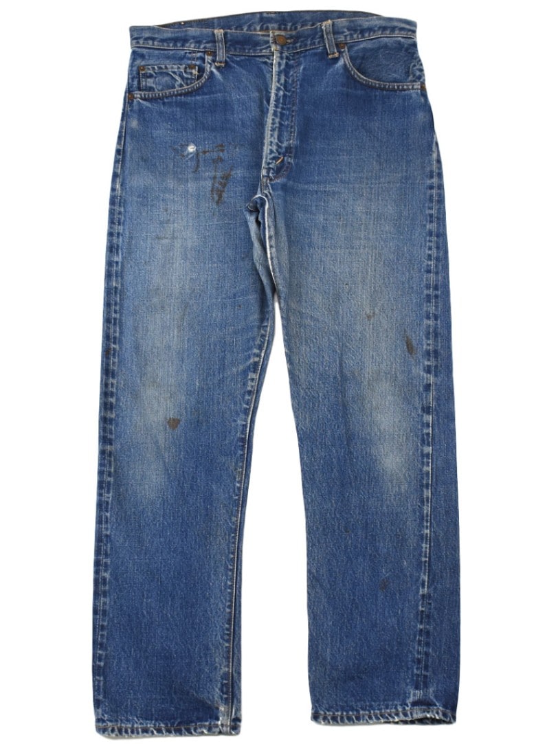 60's Levi's 505 BIG-E デニムパンツ 良雰囲気 実寸(35x29.5位) 赤耳