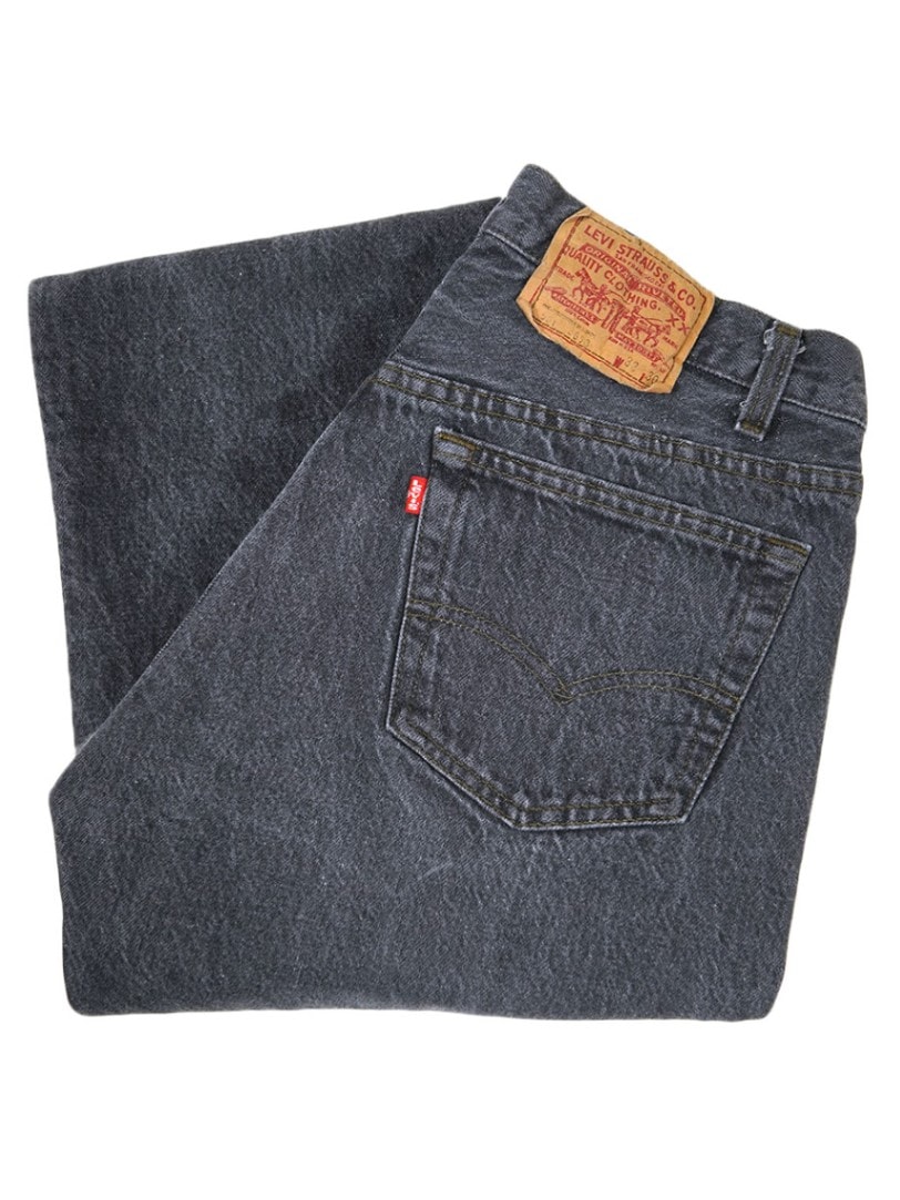 USA製 levi's 501 先染め ブラック 33×30 90's Levi's 501 先染めブラック デニムパンツ 表記(33x30) USA