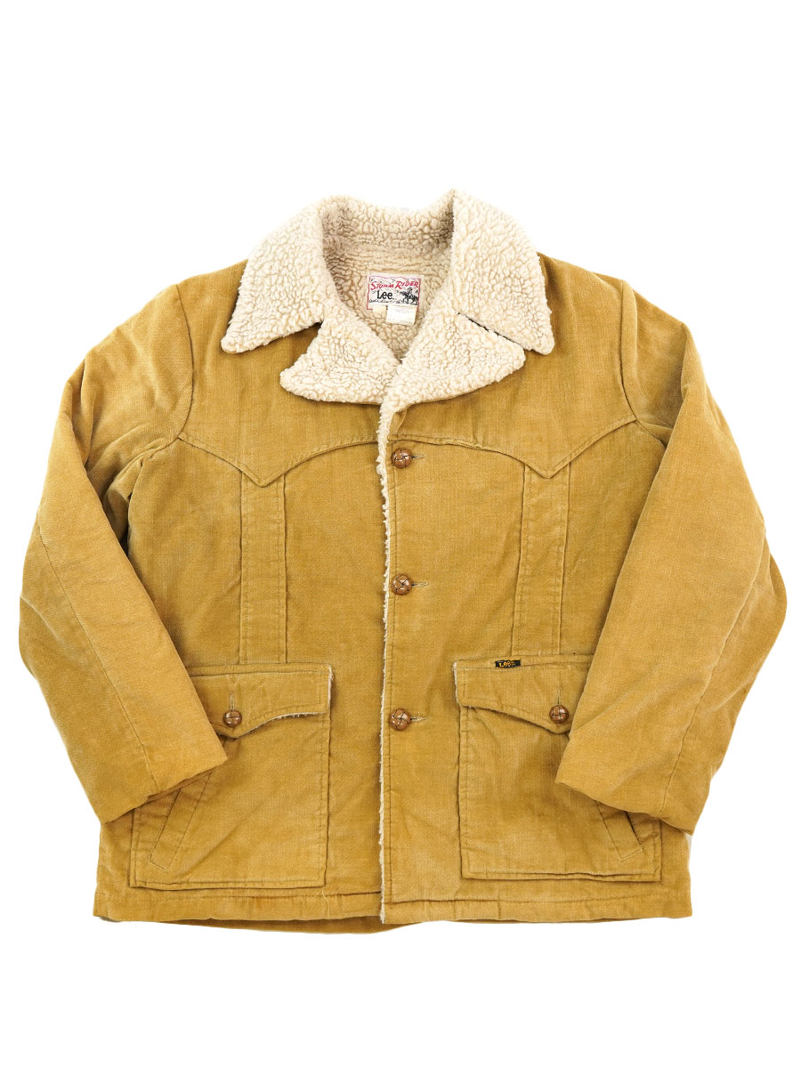 70's Lee STORM RIDER モールスキン ボアランチコート 表記(44R