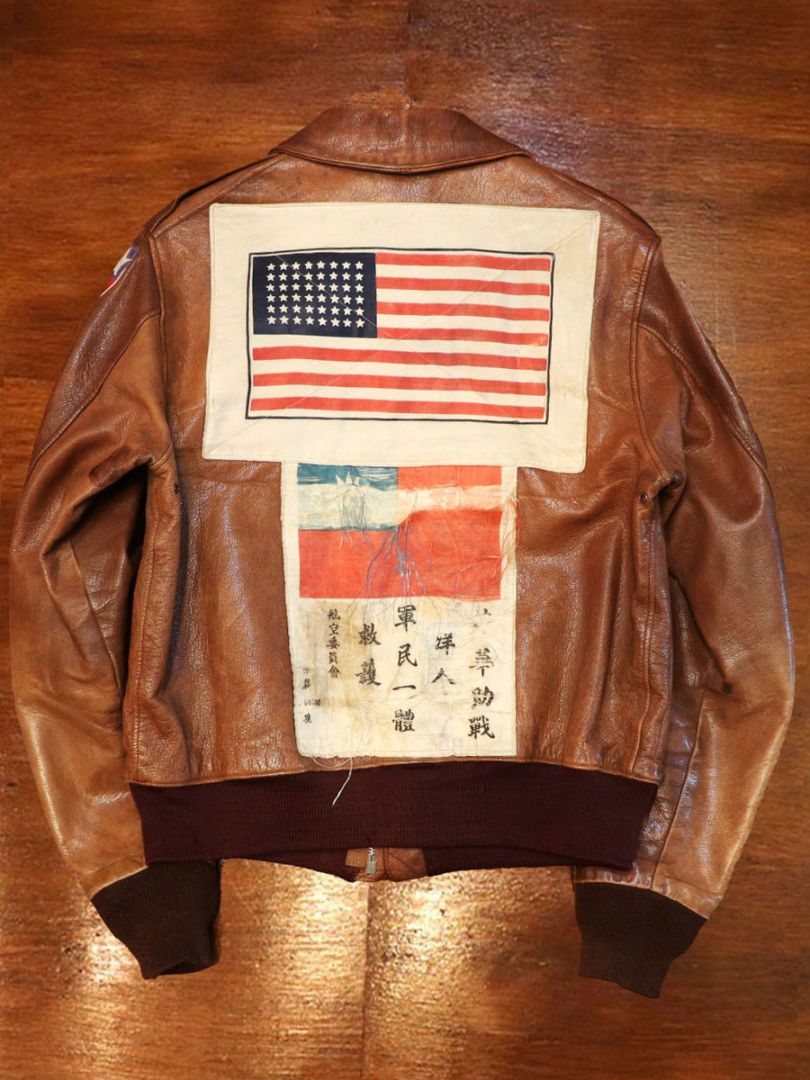 1940s A-2 BLOOD CHIT , Size 40