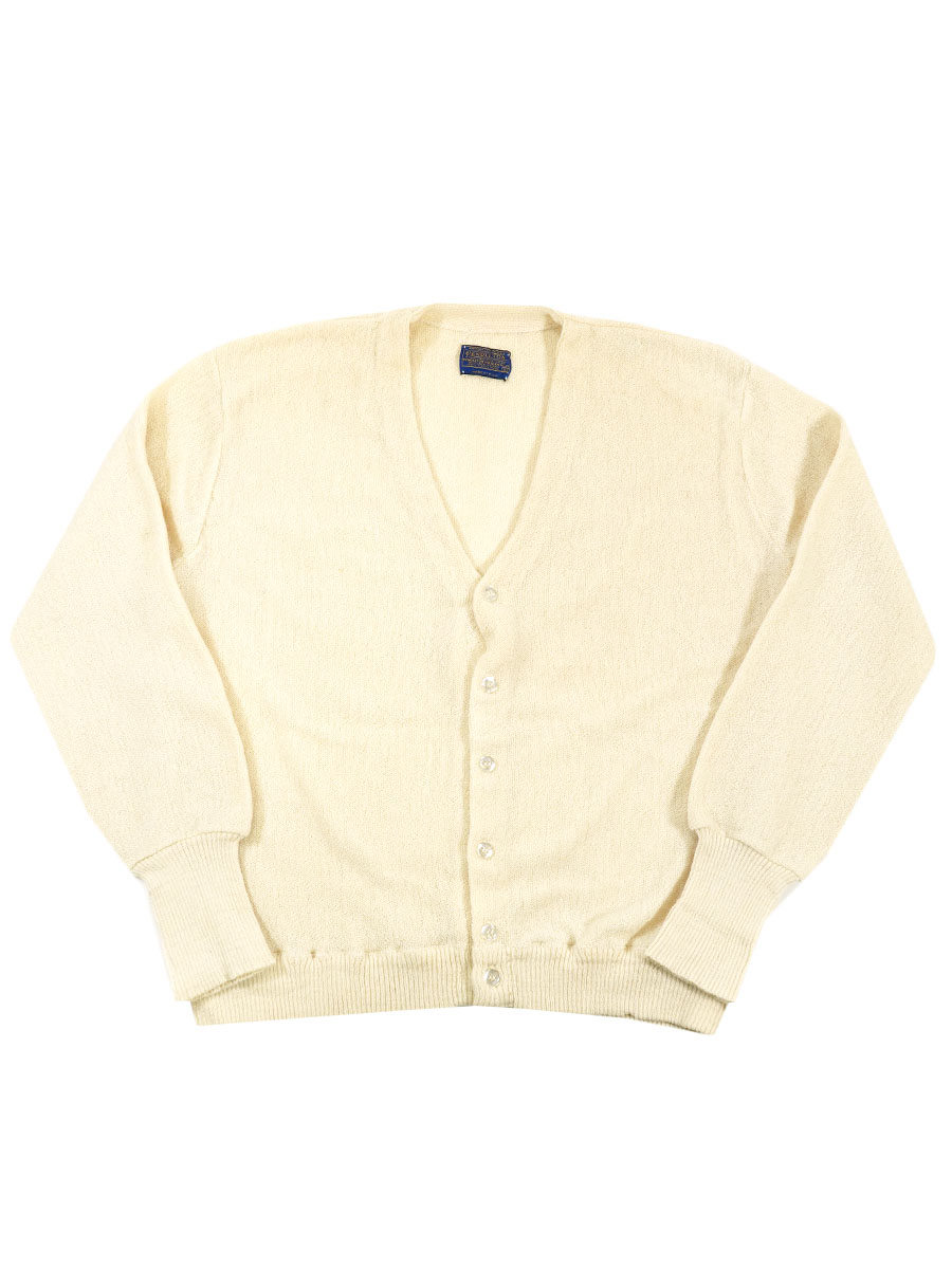 60's PENDLETON ウールカーディガン ホワイト 表記(XL) | SOLD OUT