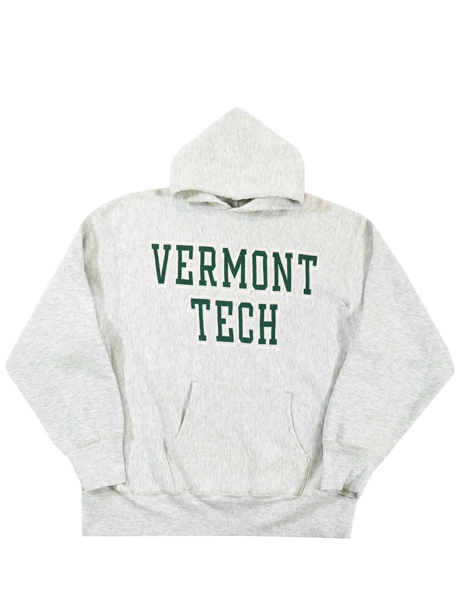 80's プリントタグ チャンピオンRWパーカ ''VERMONT TECH'' 表記(XL) USA製