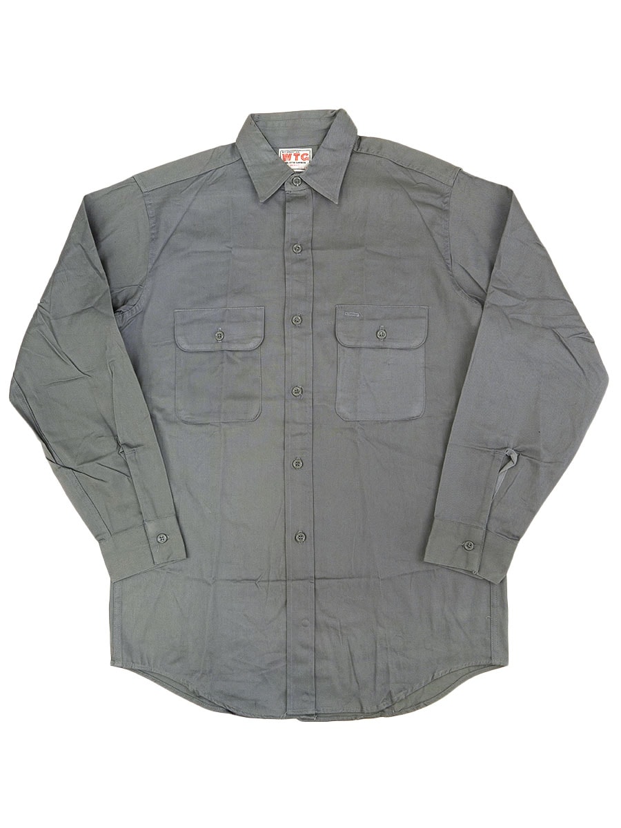 60's～ WTG ワークシャツ グレー 表記(15) DEAD