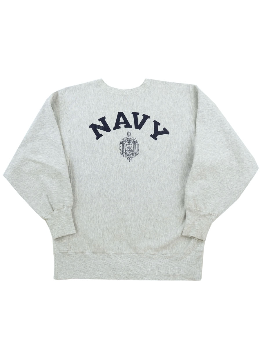 90's 刺繍タグ チャンピオンRW ''NAVY'' グレー 表記(XL) USA製