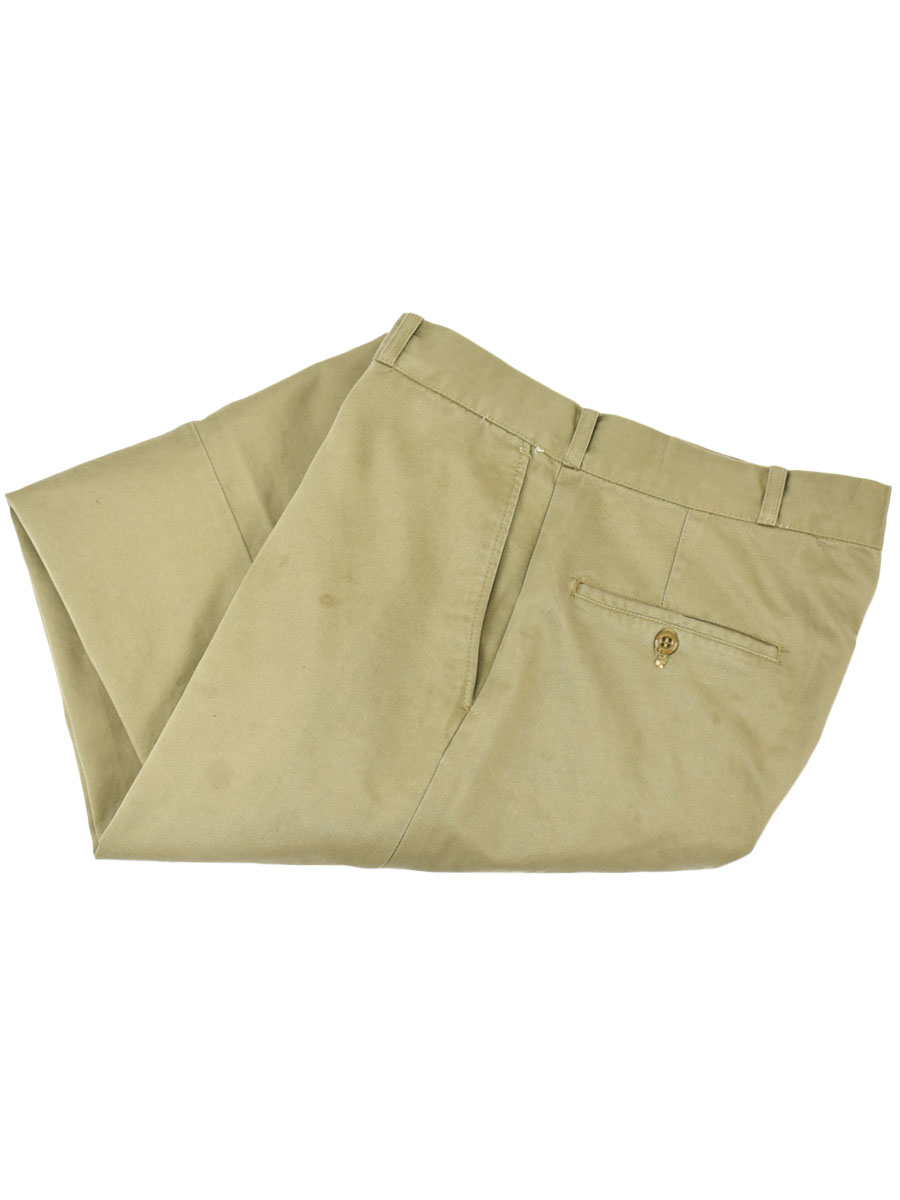60's Burlington チノトラウザーズ ジッパータイプ 実寸(34.5x27位