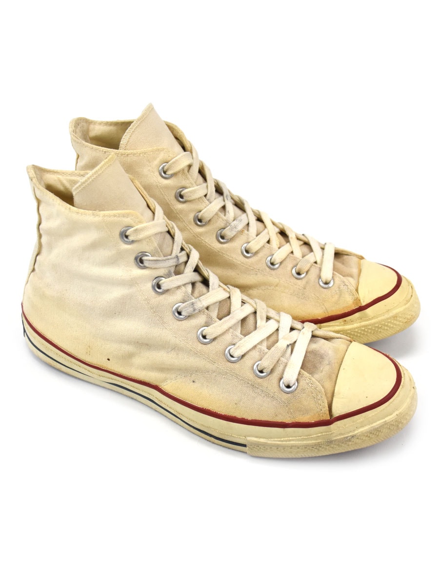 60's コンバース チャックテイラーHI ホワイト 表記(10)