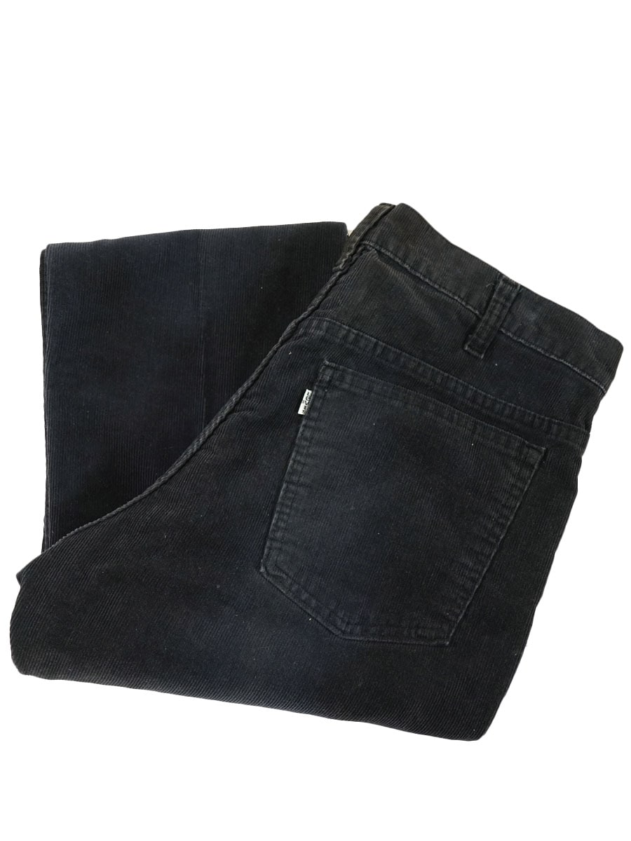 80's Levi's 519 コーデュロイパンツ ブラック 実寸(33x29位