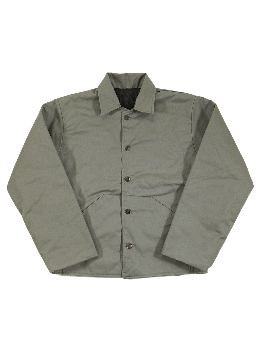 70s Unknown ワークジャケット 裏地キルティング 40L 70's～ 裏地キルティング ワークジャケット グレー 表記（40） | SOLD