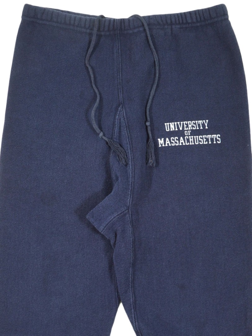 90's 刺繍タグ チャンピオンRWパンツ ''UNIVERSITY OF MASSACHUSETTS'' 表記(M) USA製