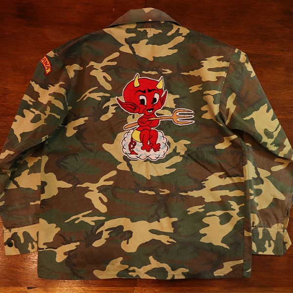 1970s SOUVENIR JACKET , RED DEVIL ,  Size M