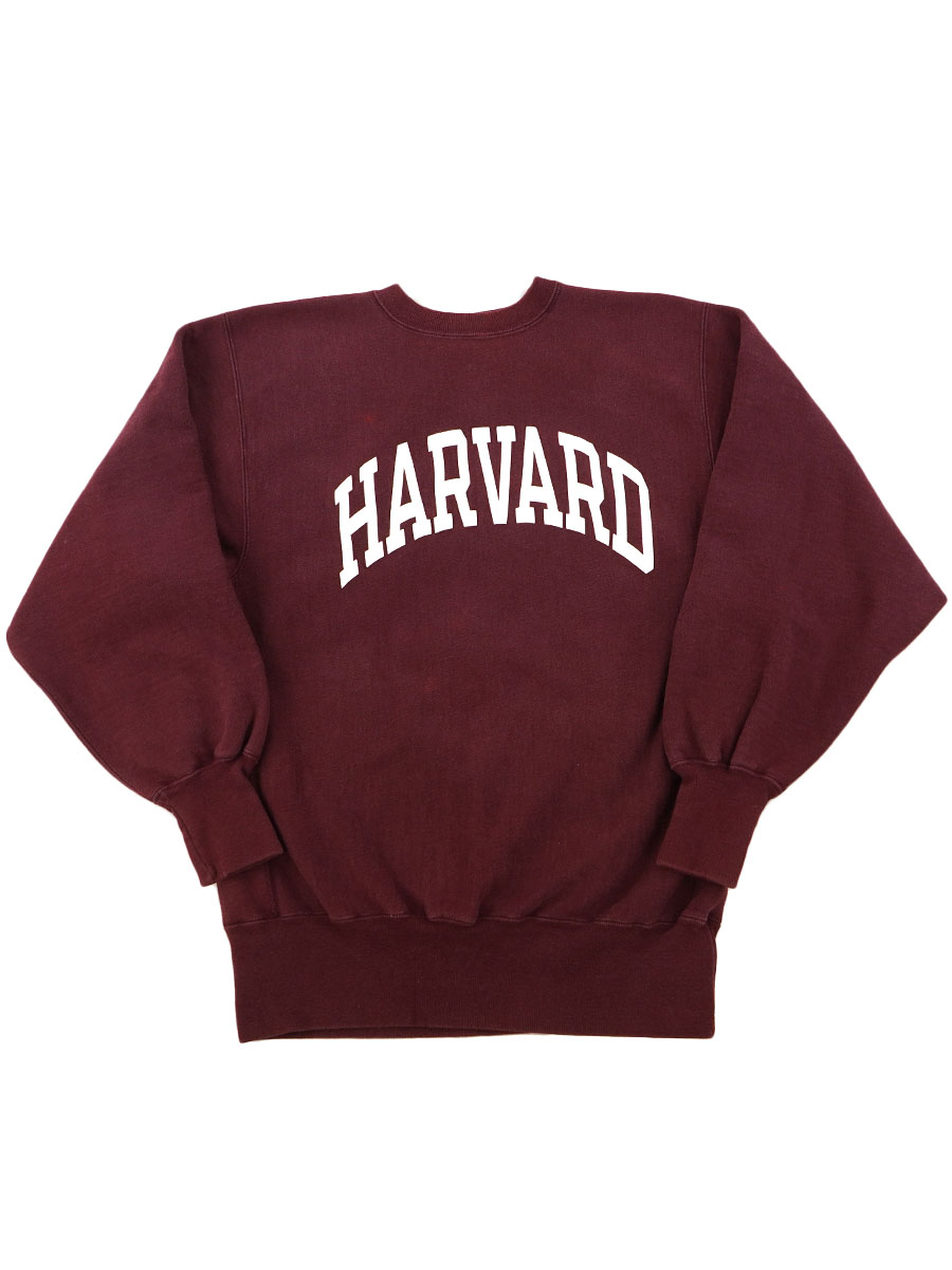 90's 刺繍タグ チャンピオンRW ''HARVARD'' 表記(XL) エンジ USA