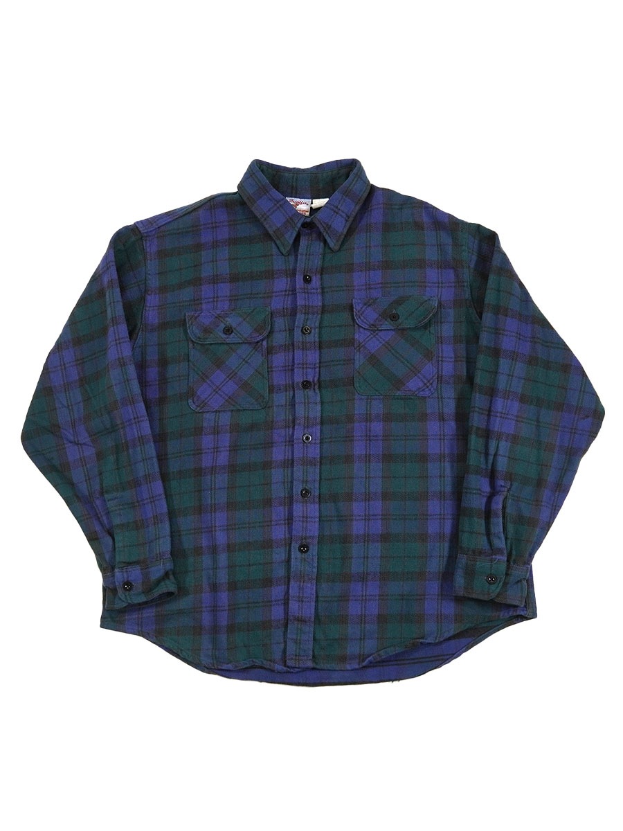 80's Prentiss 好配色チェック フランネルシャツ 表記(XL) USA製