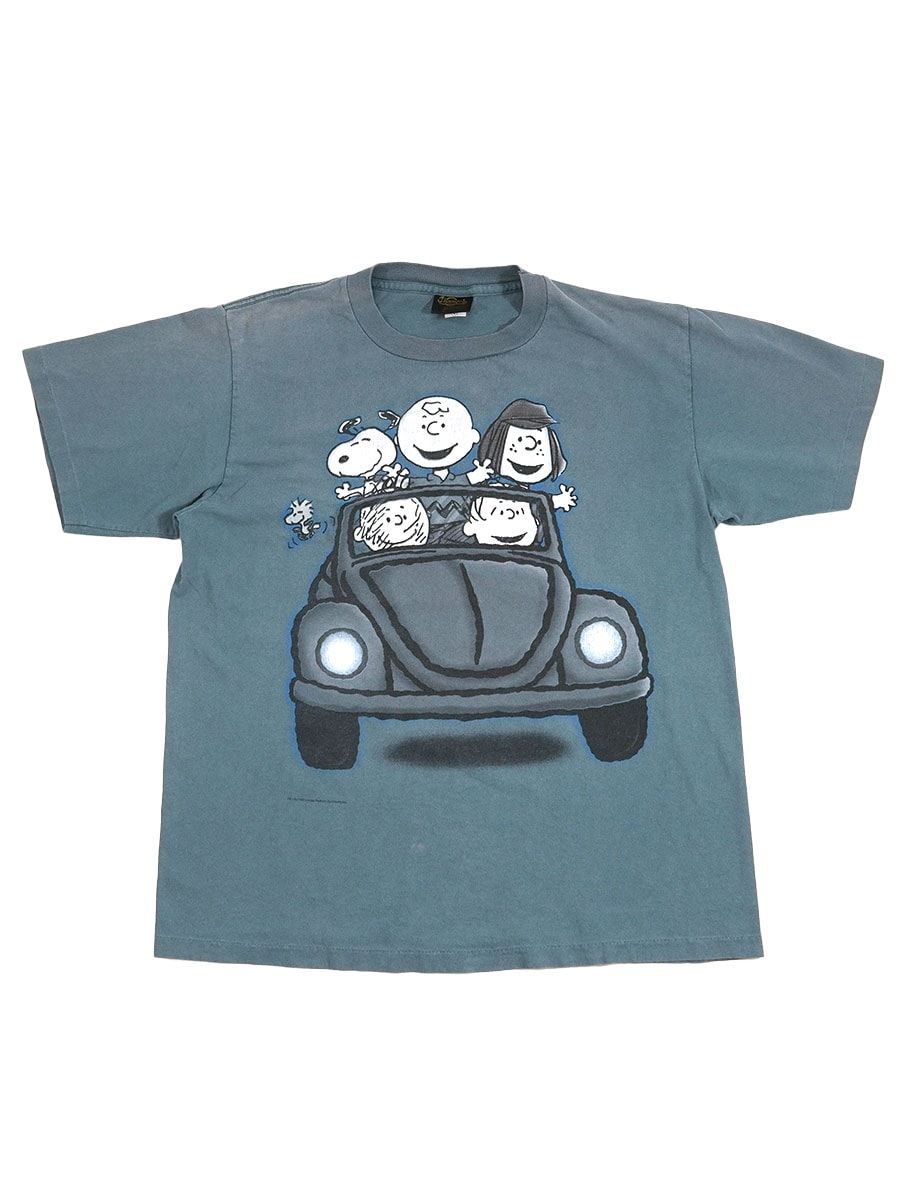 90's Changes 100％コットン スヌーピー 大判プリントTシャツ 表記（L)