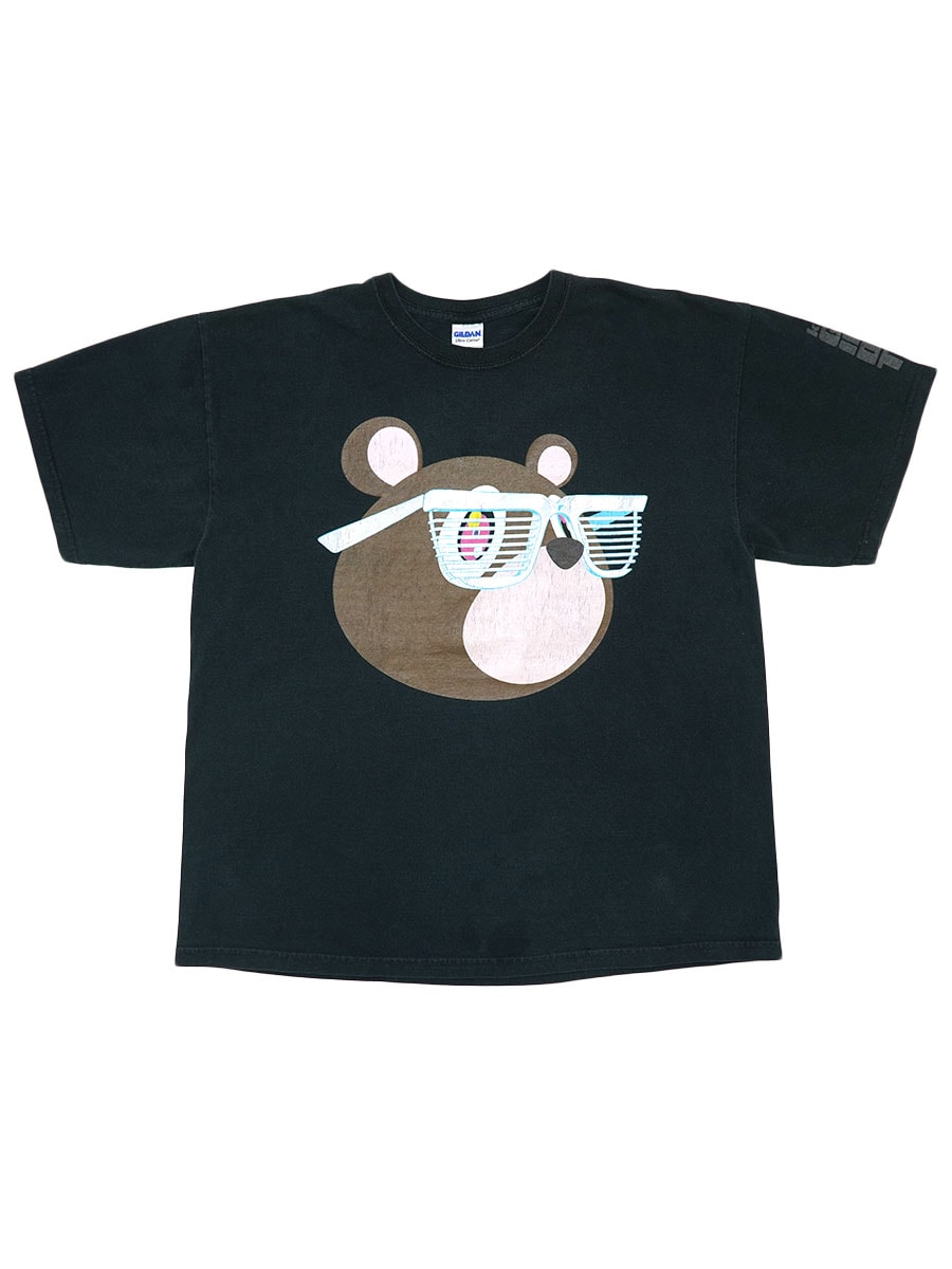 00's GILDAN カニエ・ウエスト ''GROW IN THE DARK TOUR'' 両面プリントTシャツ 表記(XL)