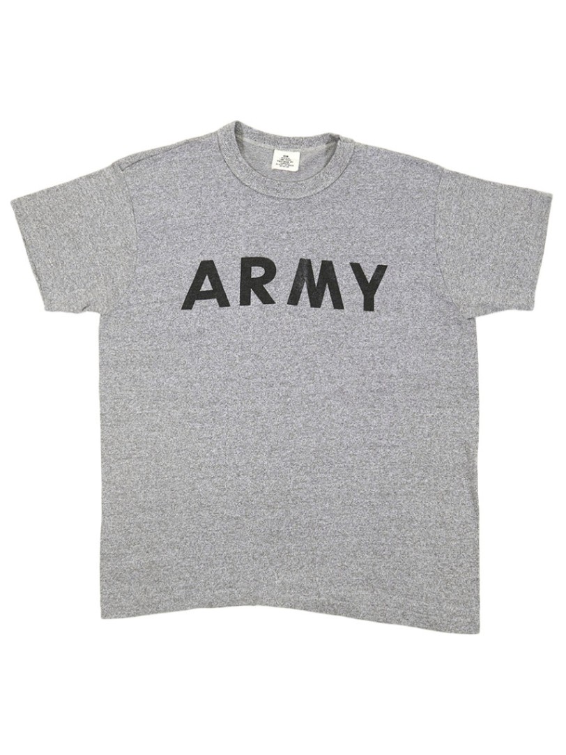90's U.S.M.C. 油性プリント 霜降りグレー 袖シングル Teeシャツ 90's U.S.M.C. 油性プリント 霜降りグレー 袖シングル Teeシャツ