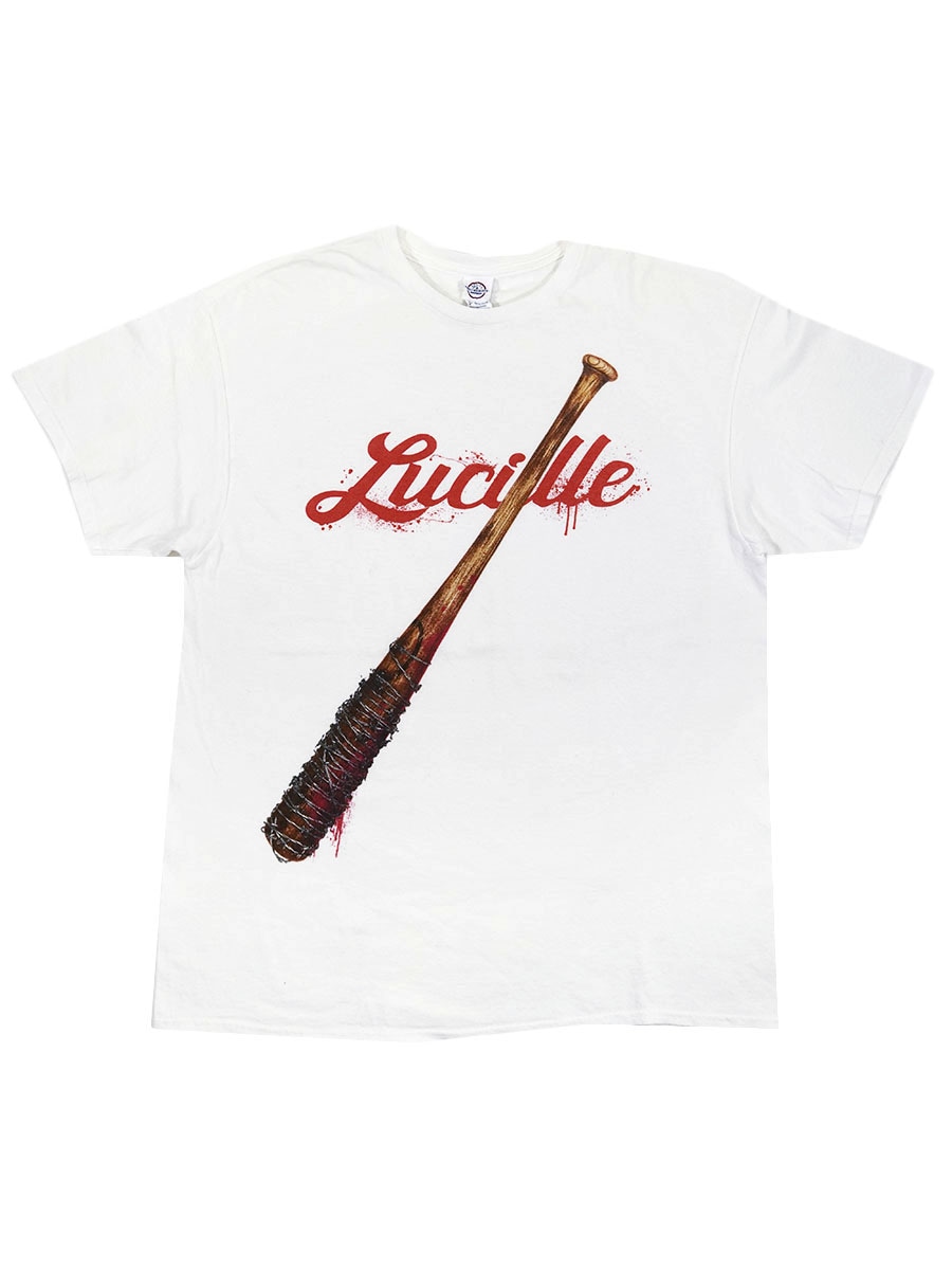 00's DELTA ウォーキング・デッド ''Lucille'' プリントTシャツ ホワイト 表記(XL)