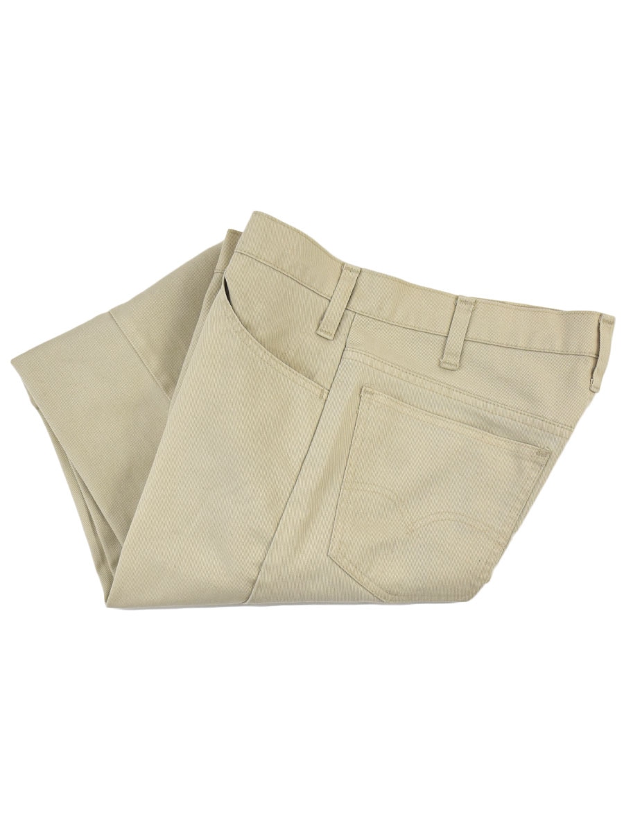 70's Levi's STA-PREST 517 スタプレ コットンツイルパンツ アイボリー