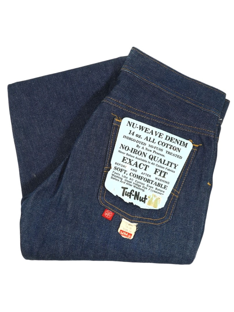 70's TUF NUT ブーツカット デニムパンツ ブロークンデニム 表記(29x30) DEAD