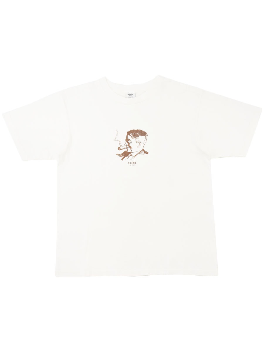 90's X-LARGE ''X-LARGE (c. 1991)'' プリントTシャツ ホワイト 表記(L