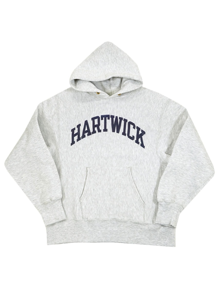 80's プリントタグ チャンピオンRWパーカ ''HARTWICK'' 表記(L)