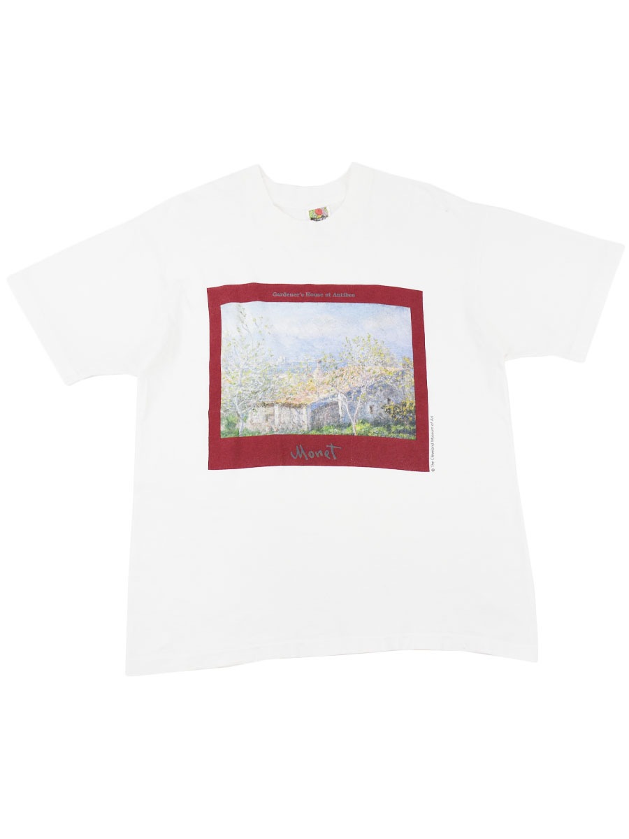 90's~ FRUIT OF THE LOOM クロード・モネ ''アンティーブの庭師 90's~ FRUIT OF THE LOOM クロード・モネ ''アンティーブの庭師