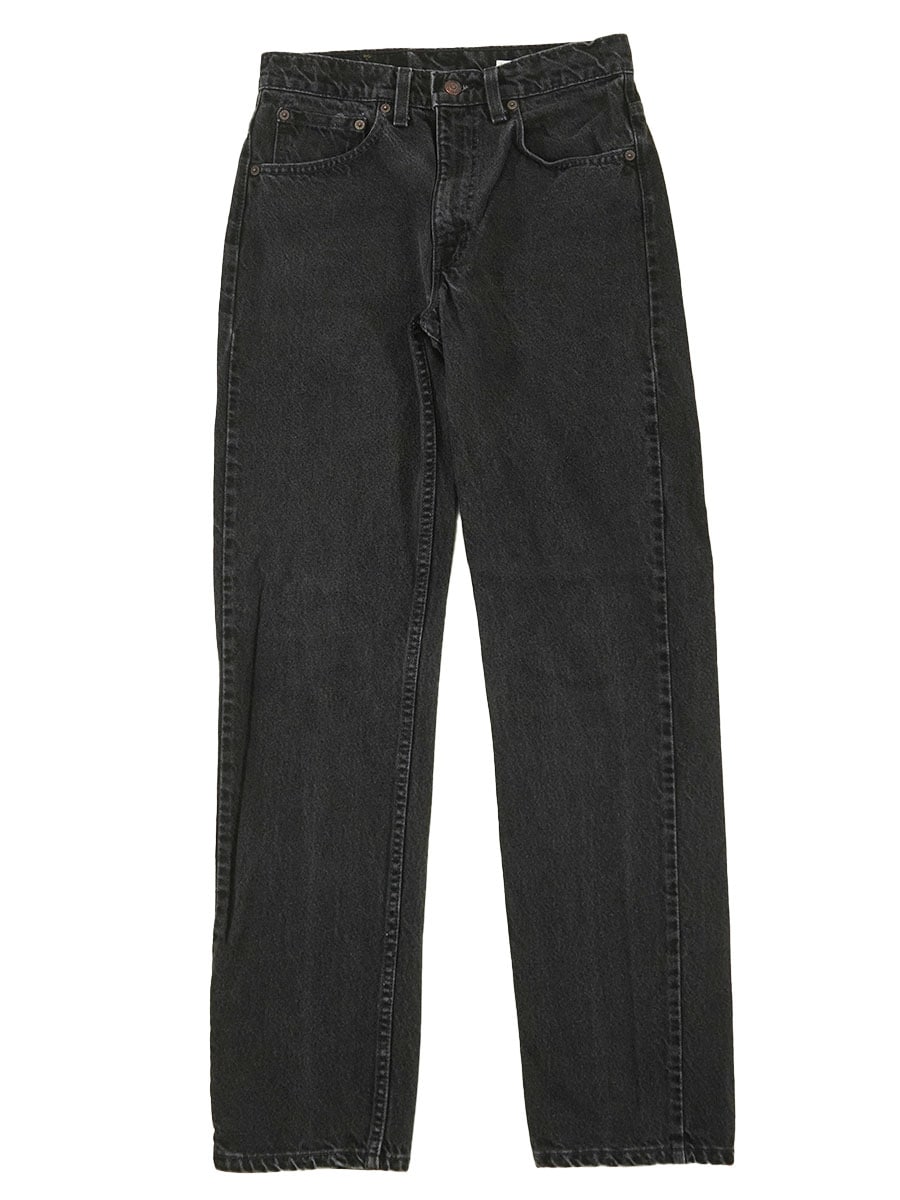 90'S Levi's 505-4813 Chemical Wash Tapered Denim Pants, Made in USA, Men's, Size W29, Vintage cotton blue type Vintage Second Hand