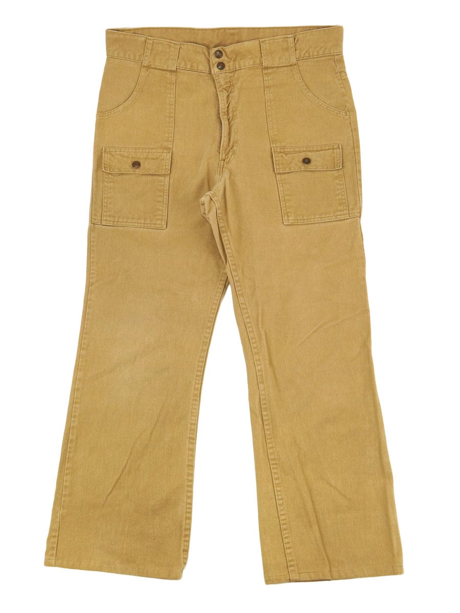 70's Levi's 22276 ブッシュパンツ キャメル 実寸(36ｘ29位)