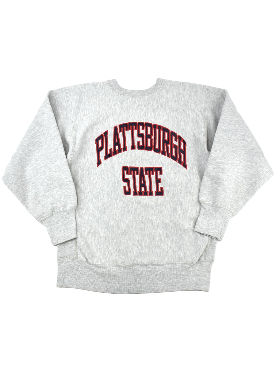 90's 刺繍タグ チャンピオンRW ''PLATTSBURGH STATE'' 表記(XL) USA製
