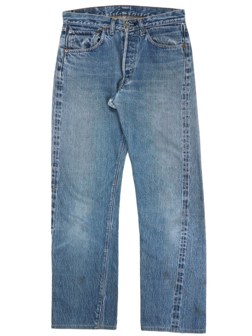 Levi’s / 60-70s/VT/501/BIG E/実寸W32/デニム/IDG/リペア有 60's Levi's 501 BIG-E デニムパンツ 味ありリペア 良雰囲気 実寸