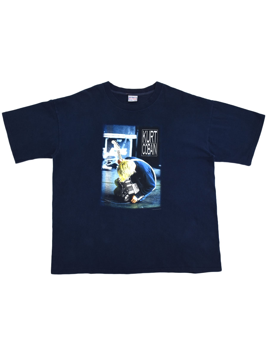 00's All Sport ''KURT COBAIN'' Tシャツ ネイビー 表記(XXL)