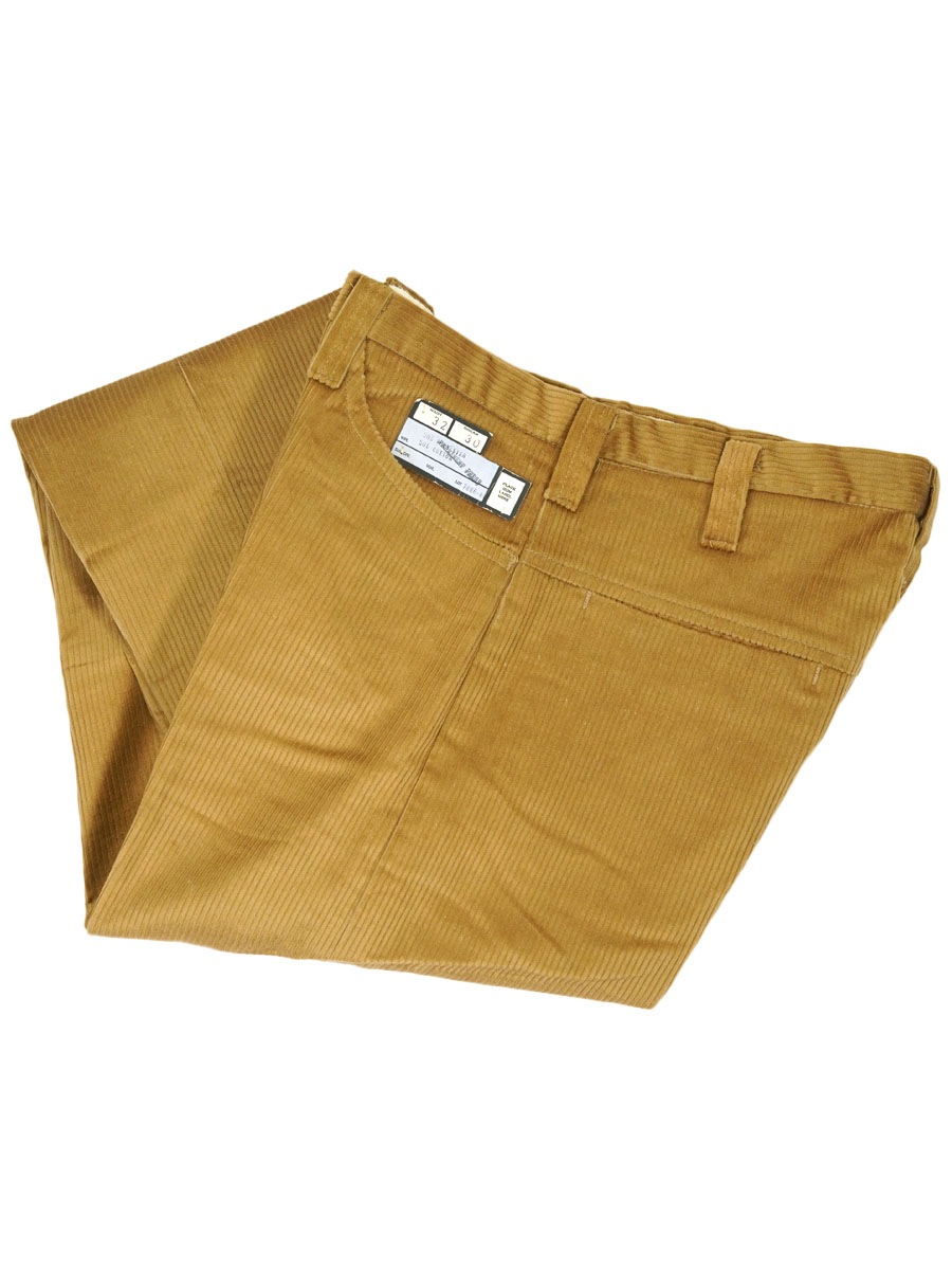 60's 太畝コーデュロイ スラックスパンツ ベージュ 表記(32x30) DEAD