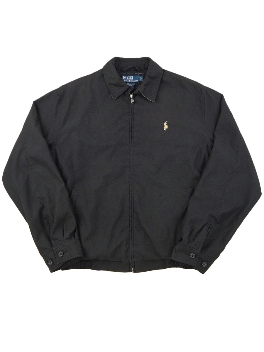 ラルフローレン スウィングトップ 裏ウィンドウ・ペンチェック 表記(S) 黒