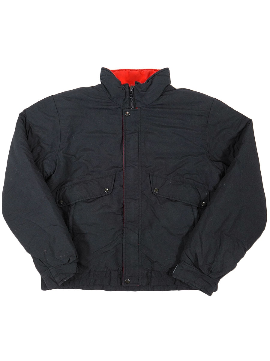 80's WINDY PASS by THE NORTH FACE 中綿ジャケット 黒ｘ赤 表記(L)