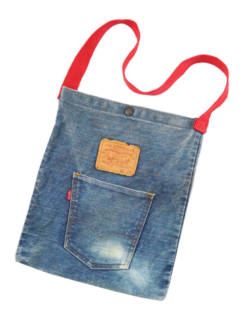 70's Levi's ポケット裏シングル デニムバッグ　