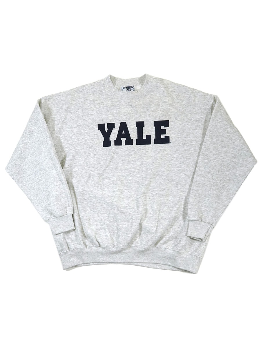 90's Lee HEAVY WEIGHT ''YALE'' プリントスウェット グレー 表記(2X